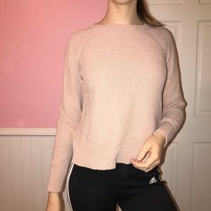 Blush pink sweater/crew neck
